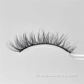 12mm Real Mink 속눈썹 5D Wispy Mink 속눈썹